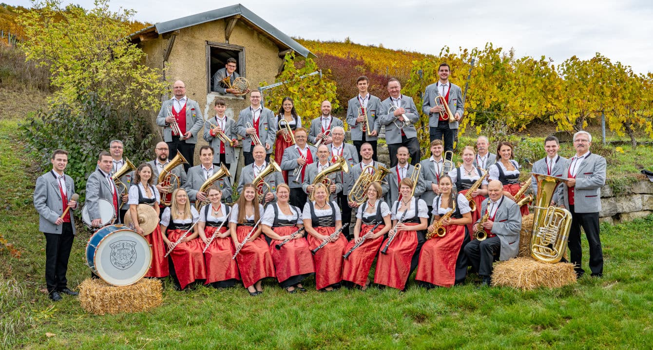 Gruppenbild der Musikkapelle