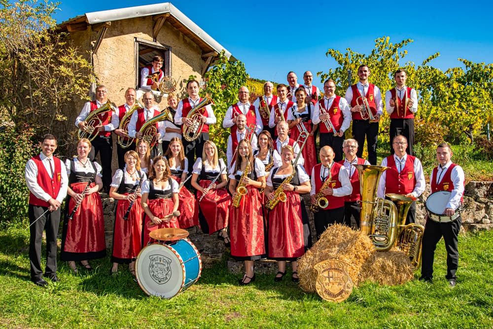 Gruppenbild der Musikkapelle